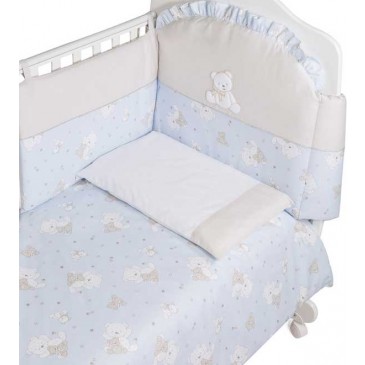 Комплект постельного белья Italbaby Baby Glitter Голубой