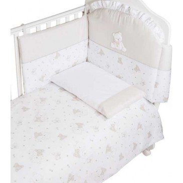 Комплект постельного белья Italbaby Baby Glitter Белый