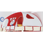 Крыша-палатка Paidi Красный/белый