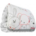 Теплое стеганое игровое одеяло Italbaby Rabbit
