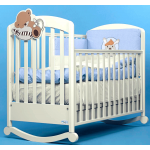 Детская кроватка-качалка Baby Italia Leo