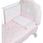Комплект постельного белья Italbaby Baby Glitter Розовый